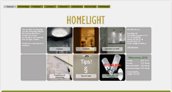 Desktop Screenshot of homelight.se